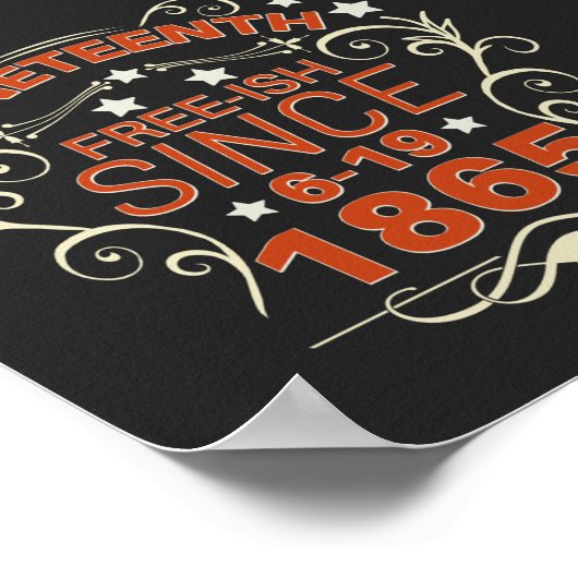 Free-ish Since 1865 Juneteenth Freedom Poster (Hoek)