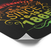 Free-ish Since 1865 Juneteenth Freedom Poster (Hoek)