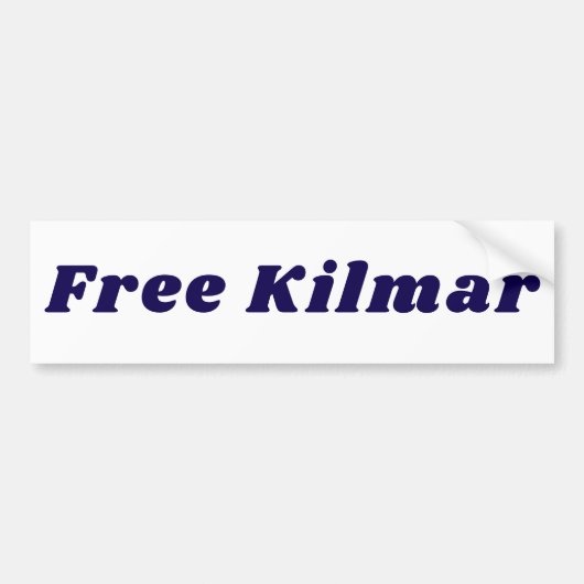 Free Kilmar Bumpersticker (Voorkant)
