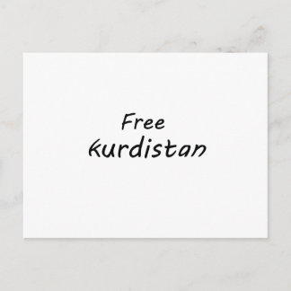 Free Kurdistan Briefkaart