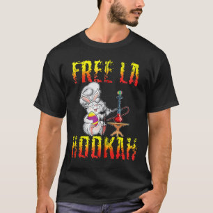Free La Hookah Paaster Bunny Shisha Smoking Party T-shirt
