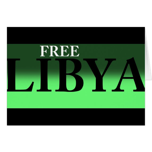 FREE LIBYA (Voorkant Horizontaal)
