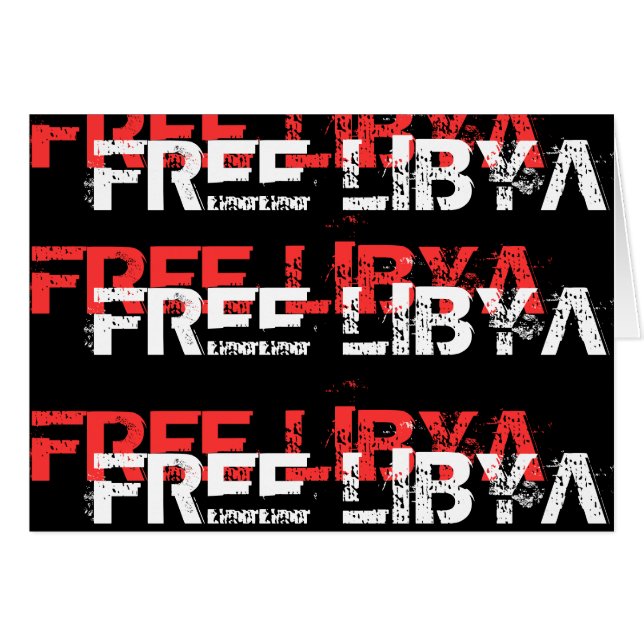 FREE LIBYA (Voorkant Horizontaal)