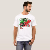 Free Libya Art Map of Libya T-shirt (Voorkant volledig)