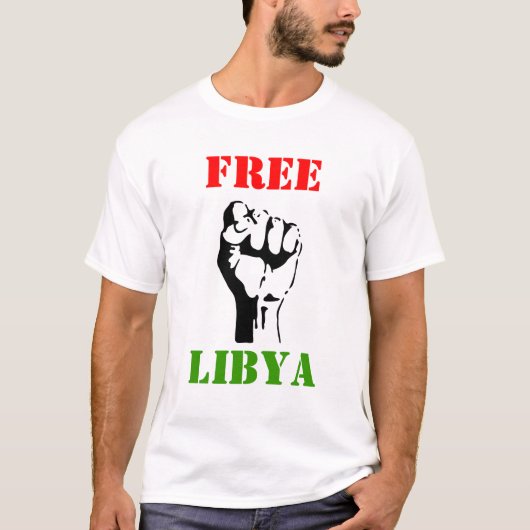 FREE LIBYA T-SHIRT (Voorkant)