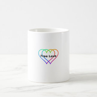 Free Love Classic Mug, 11 oz Koffiemok