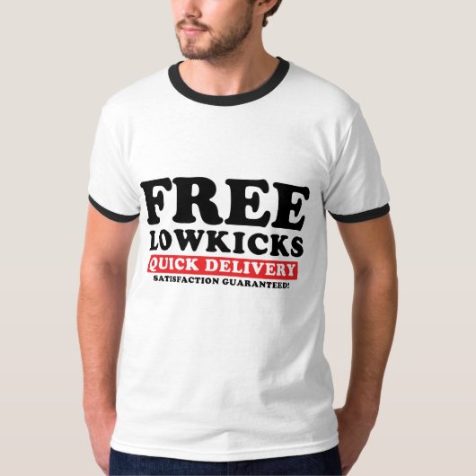 Free Lowkicks Ringer T-shirt (Voorkant)
