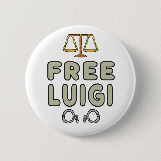 Free Luigi Ronde Button 5,7 Cm (Voorkant)