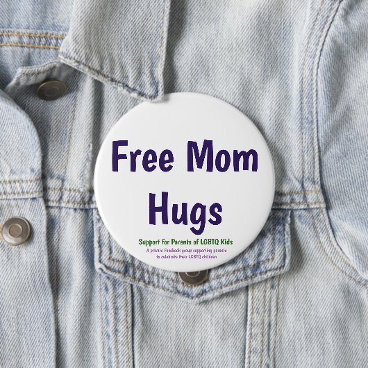 Free Ma Hugs Button (In situ)