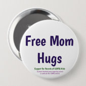 Free Ma Hugs Button (Voorkant /achterkant)