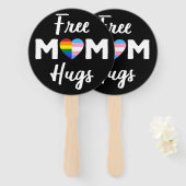 Free Ma Hugs II - Rainbow Gay Trans Pride Handwaaier (Voorkant en achterkant)