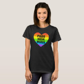 Free Ma Hugs Lgbt T-shirt (Voorkant volledig)