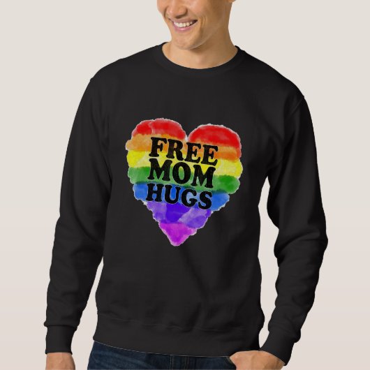 Free Ma Hugs Lgbt Trui (Voorkant)