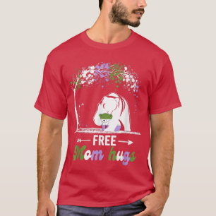 Free Ma Hugs Proud Mama Beer Genderqueer Pride LG T-shirt