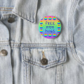 Free Ma Hugs Rainbow Button (In situ)