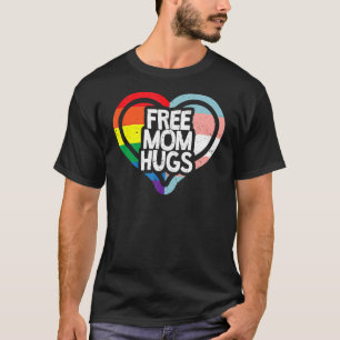 Free Ma Hugs Rainbow Pride Lgbt T-shirt