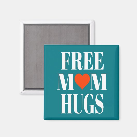 Free Mam Hugs Magneet (Voorkant / Achterkant)