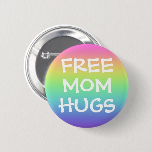 Free Mam Hugs Pin-On Button (Voorkant /achterkant)
