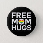 Free Mam Hugs Pride LGBTQ Ronde Button 5,7 Cm<br><div class="desc">Show je trots op de LGBTQ-gemeenschap met deze mama-knop.</div>