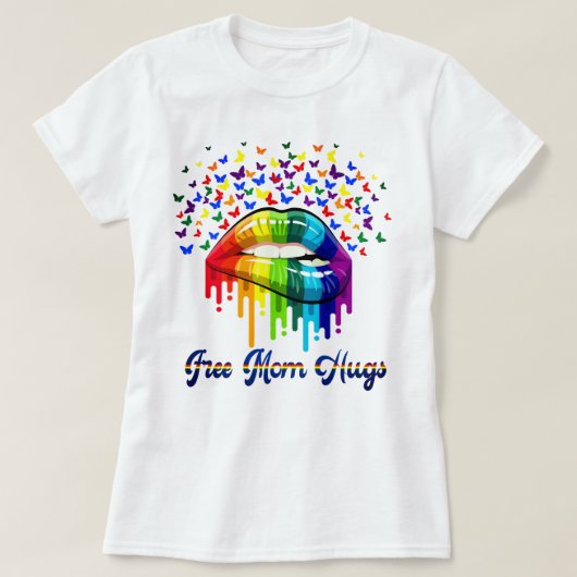Free Mam Hugs T-shirt (Design voorkant)
