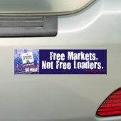 Free Markets Bumpersticker (Op auto)