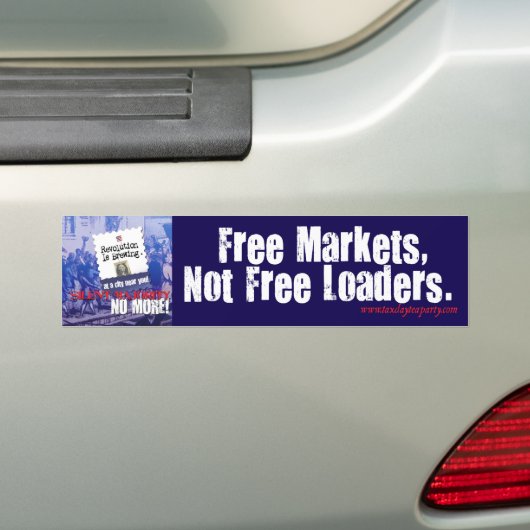 Free Markets Bumpersticker (Op auto)