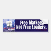 Free Markets Bumpersticker (Voorkant)