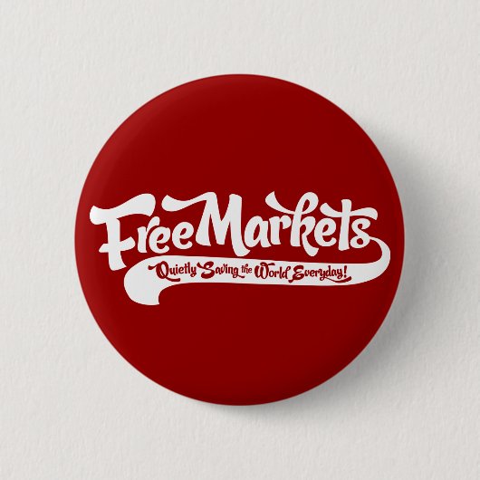 Free Markets Button (Voorkant)