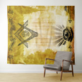 Free Mason Wandkleed (In Situ (horizontaal))