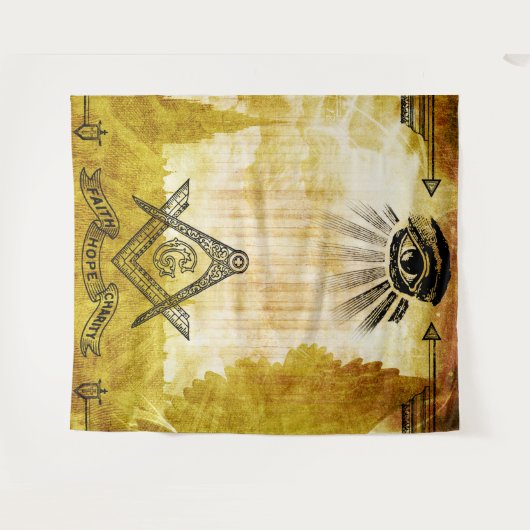 Free Mason Wandkleed (Voorkant (horizontaal))