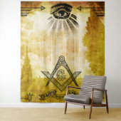 Free Mason Wandkleed (In situ)