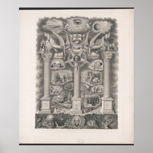 Free Masons Rock of Oddfellowship Poster (Voorkant)