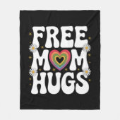 Free Mom Hug Transgender Lesbische Homo LGBT Pride Fleece Deken (Voorkant)