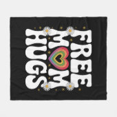 Free Mom Hug Transgender Lesbische Homo LGBT Pride Fleece Deken (Voorkant (Horizontaal))