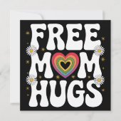 Free Mom Hug Transgender Lesbische Homo LGBT Pride Kaart (Voorkant)