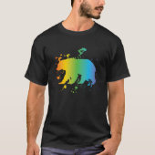 Free Mom Hugs bear LGBT pride social movement T-shirt (Voorkant)