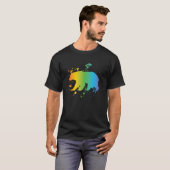 Free Mom Hugs bear LGBT pride social movement T-shirt (Voorkant volledig)