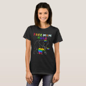 Free Mom Hugs Elephant LGBT T-shirt (Voorkant volledig)