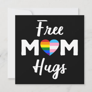 Free Mom Hugs II - Regenboog Gay Trans Pride Kaart