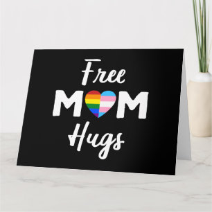 Free Mom Hugs II - Regenboog Gay Trans Pride Kaart