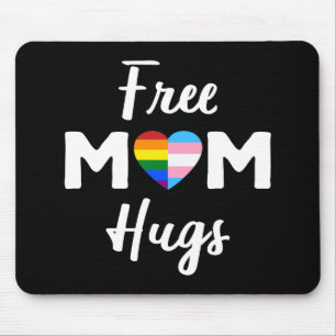 Free Mom Hugs II - Regenboog Gay Trans Pride Muismat