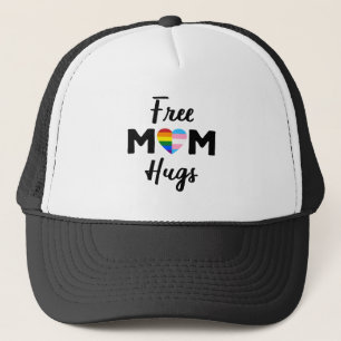 Free Mom Hugs II - Regenboog Gay Trans Pride Trucker Pet