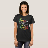 Free Mom Hugs LGBT Transgender Bisexual Pride Mont T-shirt (Voorkant volledig)