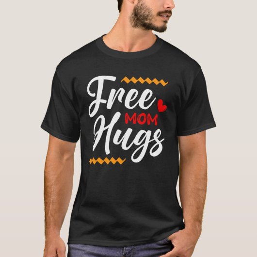 Free Mom Hugs LGBT Transgender Bisexual Pride Mont T-shirt (Voorkant)