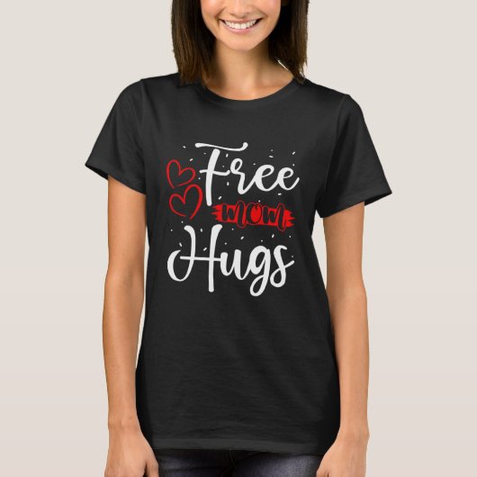Free Mom Hugs LGBT Transgender Bisexual Pride Mont T-shirt (Voorkant)