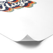 Free Mom Hugs Rainbow Heart LGBT Flag LGBT Pride M Poster (Hoek)