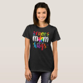 Free Mom Hugs Rainbow Heart LGBT Pride Month T-shirt (Voorkant volledig)