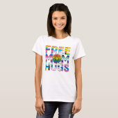 Free Mom Hugs T-shirt (Voorkant volledig)