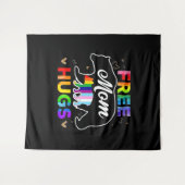 Free Mom Hugs Wandkleed (Voorkant (horizontaal))