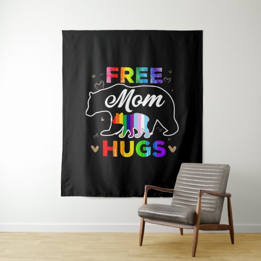 Free Mom Hugs Wandkleed (In situ)
